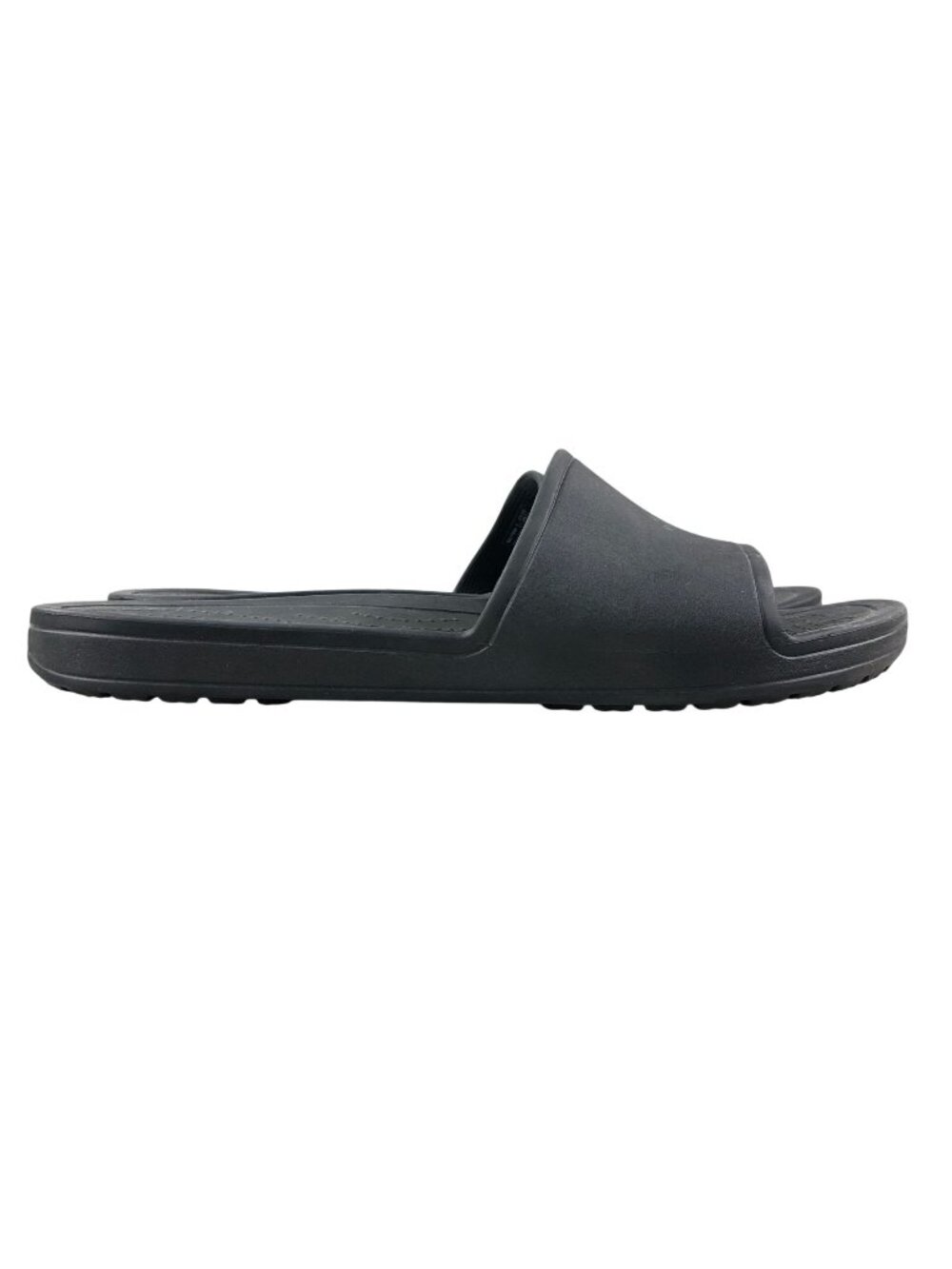 Crocs Women's Size 10 Kadee Black Rubber Open Toe Slip On Casual Slide Sandals